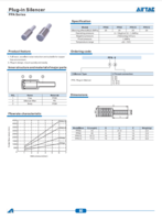 AIRTAC PPA CATALOG PPA SERIES: PLUG-IN SILENCER